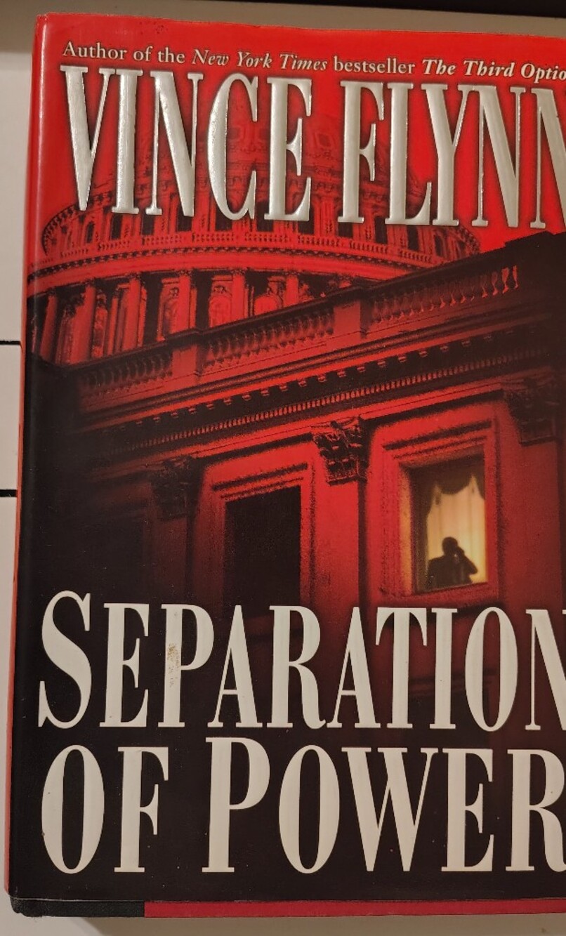 Vince Flynn SEPARATION OF POWER Signed First Edition First Printing 2001